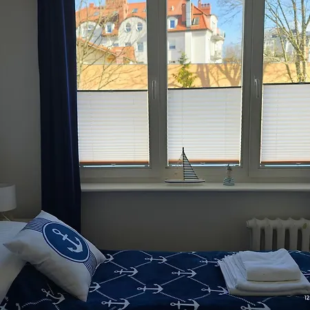 Gryfhaus - Admiralski, Blisko Plazy, Styl Marynistyczny, 19 M2, 2 - 4 Osoby