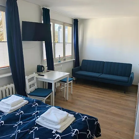 Gryfhaus - Admiralski, Blisko Plazy, Styl Marynistyczny, 19 M2, 2 - 4 Osoby * Misdroy