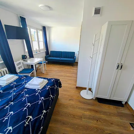 Gryfhaus - Admiralski, Blisko Plazy, Styl Marynistyczny, 19 M2, 2 - 4 Osoby Apartment *
